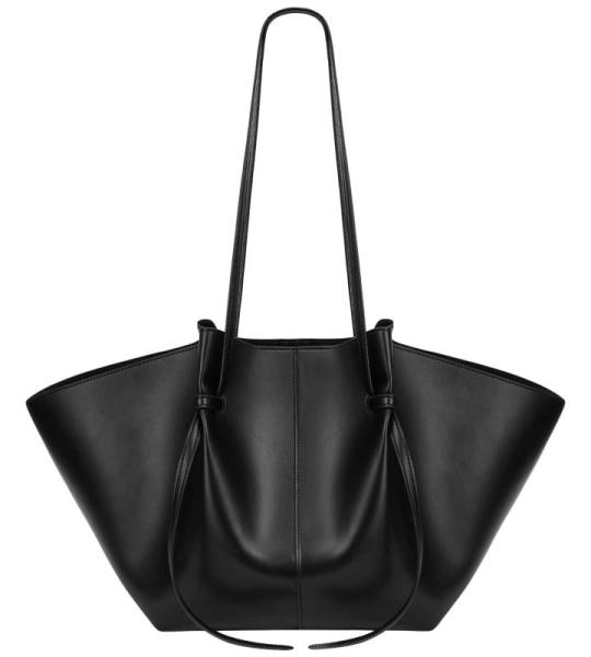 Handtas Tote Bag kunstleer grote capaciteit shopper tas schoudertas grote hengseltas shopping bag met twee meerval haren draagtas voor winkelen zwart, A1-zwart