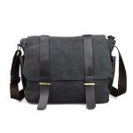 Heren Canvas Schoudertas Schoudertas Schouders Pu Leer Crossbody Vrije Tijd Man Reistassen Casual Fashion Mannentas Cross Body A (B)