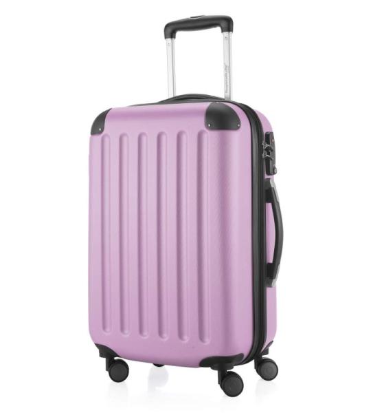 Hauptstadtkoffer Spree, koffer met harde schaal, trolley, rolkoffer, reiskoffer, kan breder worden gemaakt, TSA, 4 wielen, violet