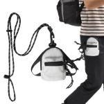 Yajimsa Kleine schoudertas voor mannen - schoudertas heren mobiele telefoon Messenger Bag herentas Shulder Bag lederen borstzak