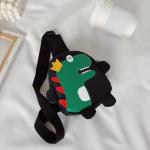 Kleiner Rucksack Damen Kinderrucksack Mädchen Kinderrucksack Wanderrucksack Kinder Mädchen Jungen Kindermode Cartoon Dinosaurier Brusttasche Nylon verstellbare leichte Umhängeta