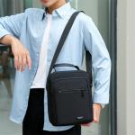 CHDWEY Umhängetaschen für Herren Casual Business Umhängetasche Männer Crossbody Taschen Hohe Qualität Männer Mode Multifunktions Messenger Bag Nylon Männer Handtasche(Blue,2