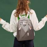 callmo Rugzak voor dames, moderne rugzak, dagrugzak, waterdichte nylon schooltas, anti-diefstal, lichtgewicht, reisrugzak, kleine schoudertas voor dames, klein