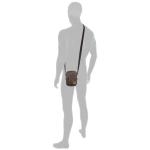 Heren Laos mobiele telefoon zak, bruin, One size