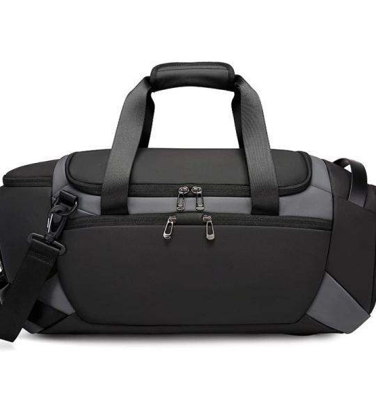 CHDWEY Umhängetaschen für Herren Multifunctional Customize Sports Waterproof Gym Luggage Travel Bags Travel suitcases(Grijs)
