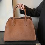 Suede Hobo Tas voor Vrouwen, Vintage Tote Bag voor Vrouwen, Suède Tote Bag met Compartments Hobo Slouch Bag, Handtassen, Fashion Retro Schoudertas, bruin