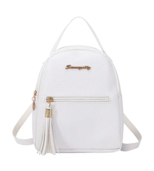 callmo Elegante damesrugzak, waterdichte PU-lederen schooltas, anti-diefstal, dagrugzak, schoudertas, reistas, outdoor, lichtgewicht, vrouwen, schoudertas, handtas