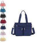Generisch Einfache Tragetasche mit großem Fassungsvermögen for Damen, einfarbig, großer Rucksack mit mehreren Fächern, wasserdichte Umhängetasche aus Nylon mit mehreren Tasche