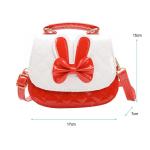 Barakara Schoudertas voor kinderen en meisjes, schattige handtas voor meisjes, kleine PU-lederen schoudertas met afneembare schouderriem, schattige borsttas, crossbody bag, portemo