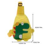 Kleiner Rucksack Damen Kinderrucksack Mädchen Kinderrucksack Wanderrucksack Kinder Mädchen Jungen Kindermode Cartoon Dinosaurier Brusttasche Nylon verstellbare leichte Umhängeta