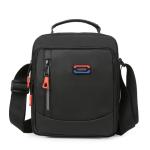 CHDWEY Umhängetaschen für Herren Umhängetasche Männer wasserdichte Nylon-Tasche Mode Große Kapazität Männer Körpertasche Busniess Männer Handtasche Messenger Bag(Black)