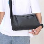 CHDWEY Umhängetaschen für Herren Männer Umhängetasche Crossbody Tasche wasserdichte Nylon Kurzurlaub Mann Messenger Bag Hohe Qualität Männliche Geldbörsen Handtaschen(Grijs)