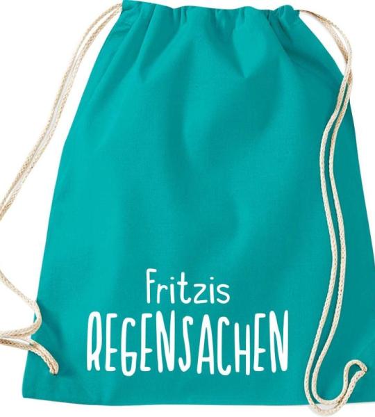 Shirtinstyle Gymtas, regenspullen met wensnaam, kinderdagverblijf, school, vrije tijd, gymtas tas tas