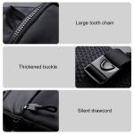 DONGKER Kleine schoudertas, waterdichte sling chst crossbody tas, schoudertas, borstzak om te hangen, klein, voor heren, dames, jongeren