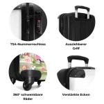 NoBoringSuitcases.com Kinderkoffer, handbagage, harde koffer met TSA-slot, jongens en meisjes, trolley, reiskoffer, draagtas, rolkoffer, klein of middelgroot, 20 eenhoorn - aquarel