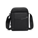 - Schoudertas voor heren - Schoudertas van nylon - Elegante praktische tas - Sport Werk Telefoon Reizen - Zwart, Schoudertas, Eén maat, Schouderriem
