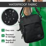 Crossbody tas voor mobiele telefoon, waterdichte borsttas met ritssluiting, kleine schoudertas voor heren, anti-diefstal schoudertas, voor dagelijks gebruik, reizen, enz, zwart, He