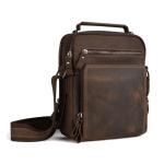 CHDWEY Umhängetaschen für Herren Männer Taschen Echtes Leder Männer Umhängetasche Männliche Vintage Crossbody Taschen for Männer Messenger Bag Leder
