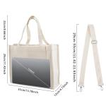 Corduroy schoudertas voor dames met ritssluiting, casual, esthetische handtas, schoudertas, tote crossbody tas, afneembare schouderriem, shopper voor school, werk, dagelijks gebrui