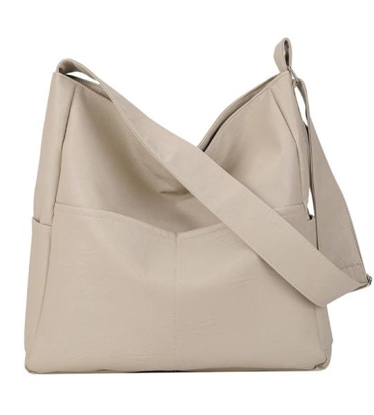 RYTEJFES Tas voor dames, blauw, zwart, modieus, grote handtas, schoudertas met veel vakken, schoudertas, handtassen, casual damestas voor kantoor, school, winkelen, reizen