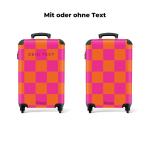 NoBoringSuitcases.com Handbagage, harde koffer met TSA-slot, jongens en meisjes, trolley, reiskoffer, draagtas, rolkoffer, klein of middelgroot, 18 blokstijl, koffer