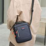 CHDWEY Umhängetaschen für Herren Umhängetasche Männer wasserdichte Nylon-Tasche Mode Große Kapazität Männer Körpertasche Busniess Männer Handtasche Messenger Bag(Grijs)
