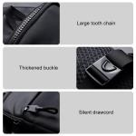 DONGKER Sling Chest Crossbody Bag, waterdichte lichte borstzak, sling schouderrugzak voor heren en dames