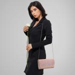 Clutch, clutch, schoudertas, dameshandtas, avondtassen van leer voor eindejaarsbal, feest, Roze, clutch