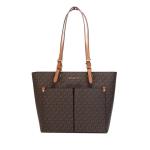 Jet Sest Travel Medium Double Pocket Tote Non-Leather Vegan (Bruin), Bruin