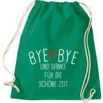 Shirtinstyle Gymtas, bye bye en dank voor de mooie tijd, opvoeder, leraar, leraren, gymtas, tas, schooltas, kleuterschool