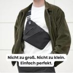 Gipfelfreund Anti-diefstal tas, Gipfelfreund Anti-diefstal schoudertas, borsttas, voor dames en heren