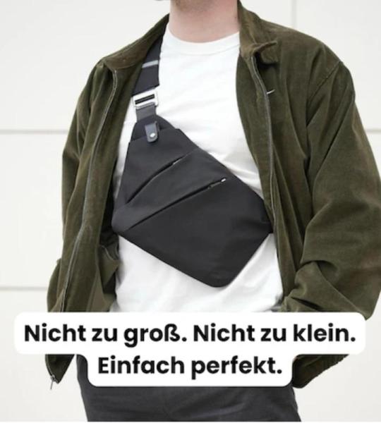 Gipfelfreund Anti-diefstal tas, Gipfelfreund Anti-diefstal schoudertas, borsttas, voor dames en heren