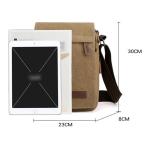 CHDWEY Umhängetaschen für Herren Leinwand Umhängetasche for Männer Tragbare Kurzstrecken Messenger Bag Multifunktionale Reisebrieftasche und Handtaschen Sack(Black)