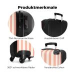 NoBoringSuitcases.com Handbagage, harde koffer met TSA-slot, voor volwassenen en vrouwen, trolley, reiskoffer, draagtas, rolkoffer, klein of middelgroot, 26 Een woord citaat, koffe