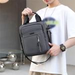 CHDWEY Umhängetaschen für Herren Casual Männer Umhängetaschen Tägliche Reise Crossbody Tasche Männliche Tote Messenger Bags Nylon Retro Mann Business Handtaschen(Black)