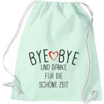Shirtinstyle Gymtas, bye bye en dank voor de mooie tijd, opvoeder, leraar, leraren, gymtas, tas, schooltas, kleuterschool