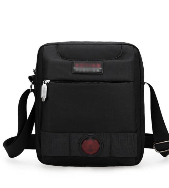CHDWEY Umhängetaschen für Herren Männer Crossbody Taschen Umhängetaschen Hohe Qualität Nylon Casual Messenger Bag Business männer Reisetaschen Handtaschen(Black)