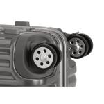Travelhouse London T1169 Hardshell koffer met aluminium frame, verschillende maten en kleuren, grijs