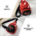Dinosaurus Patroon Sling Bag Mini Schoudertas Crossbody Sling Borsttas voor Kids Jongens Reizen Dagelijks Gebruik