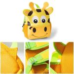 Schoudertas voor kind student/giraf//geit/hond/eekhoorn-dinosaurus/aap/kip-uil vormige schooltas, Kleine dinosaurus
