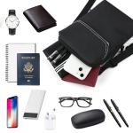 flintronic Schoudertassen heren schoudertas herentas, lichte crossbody bag werktas koerierstas messenger bag om te werken winkelen schoolreizen dagelijks gebruik grijs, ❱❱, 23*