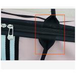 CHDWEY Umhängetaschen für Herren Frauen Sporttasche Stripe Gym Back Fitness Sporttasche Große Reise Handtasche Duffle Bags Über Nacht Wochenende Reisetaschen Männer(Black)
