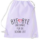 Shirtinstyle Gymtas, bye bye en dank voor de mooie tijd, opvoeder, leraar, leraren, gymtas, tas, schooltas, kleuterschool