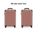 NoBoringSuitcases.com Handbagage, harde koffer met TSA-slot, voor volwassenen en vrouwen, trolley, reiskoffer, draagtas, rolkoffer, klein of middelgroot, 21 zandkleuren, koffer