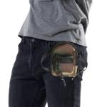Yajimsa Kleine schoudertas voor mannen - schoudertas heren mobiele telefoon Messenger Bag herentas Shulder Bag lederen borstzak