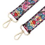 ZYLDK Modieuze tasriem voor dames, kleurrijke schouderriem, in lengte verstelbare, brede schouderriem, voor handtassen, 78-140 cm, voor handtassen, doe-het-zelf accessoires