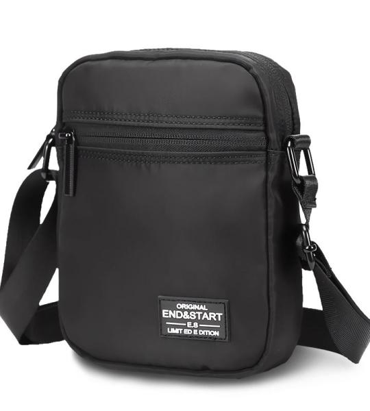 Mini Messenger Bag met ritssluiting, crossbody schoudertas, klein, waterdichte borsttas voor heren, anti-diefstal schoudertas, mobiele telefoon, crossbody tas, voor dagelijks gebru