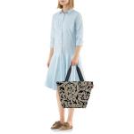 Shopper ruime boodschappentas en elegante handtas in een van waterafstotend materiaal, barok marmer, Medium