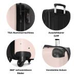 NoBoringSuitcases.com Kinderkoffer, handbagage, harde koffer met TSA-slot, jongens en meisjes, trolley, reiskoffer, draagtas, rolkoffer, klein of middelgroot, 22 Eenhoorn - Toverst