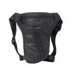 YDYAENIO Motorrad Beintasche Herren Drop Taille Bein Tasche Motorrad Tasche Regendicht Reflektierende Oberschenkel Gürtel Reise Fanny Pack(Black)